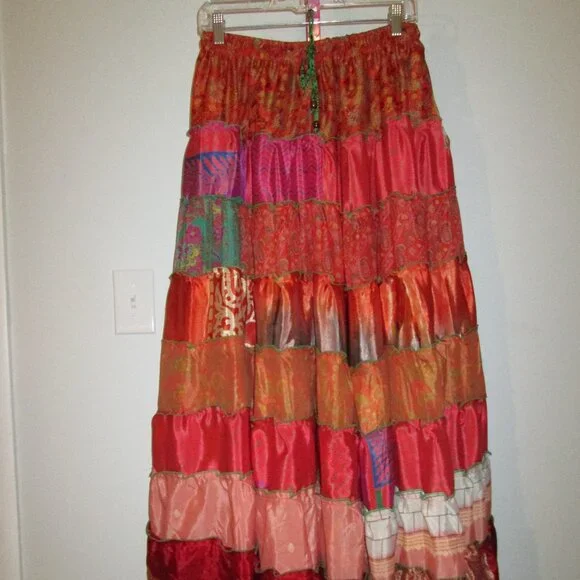 ๐บ Wevez Tribal Patchwork Skirt โ New With Tags ๐บ - Picture 3 of 8
